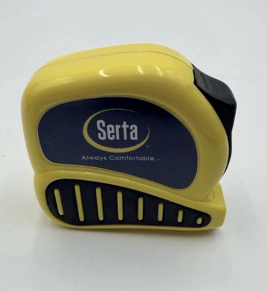 Vintage Serta Measuring Tape Yellow 10 Ft Lock Belt Pocket Clip New in Box