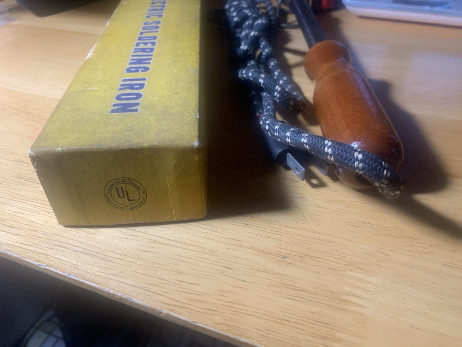 Vintage Mercury Soldering Iron (No 4) 110-120v Vulcan W Original Box Excellent