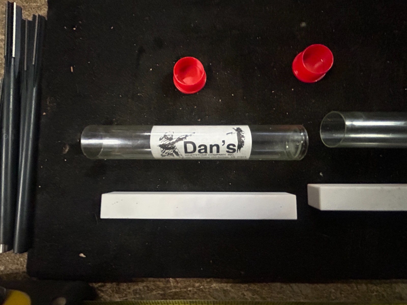 MACHINIST DrC3 LATHE Lot 2 Unused Dans Wet Stone Polishing Sharpening Honing