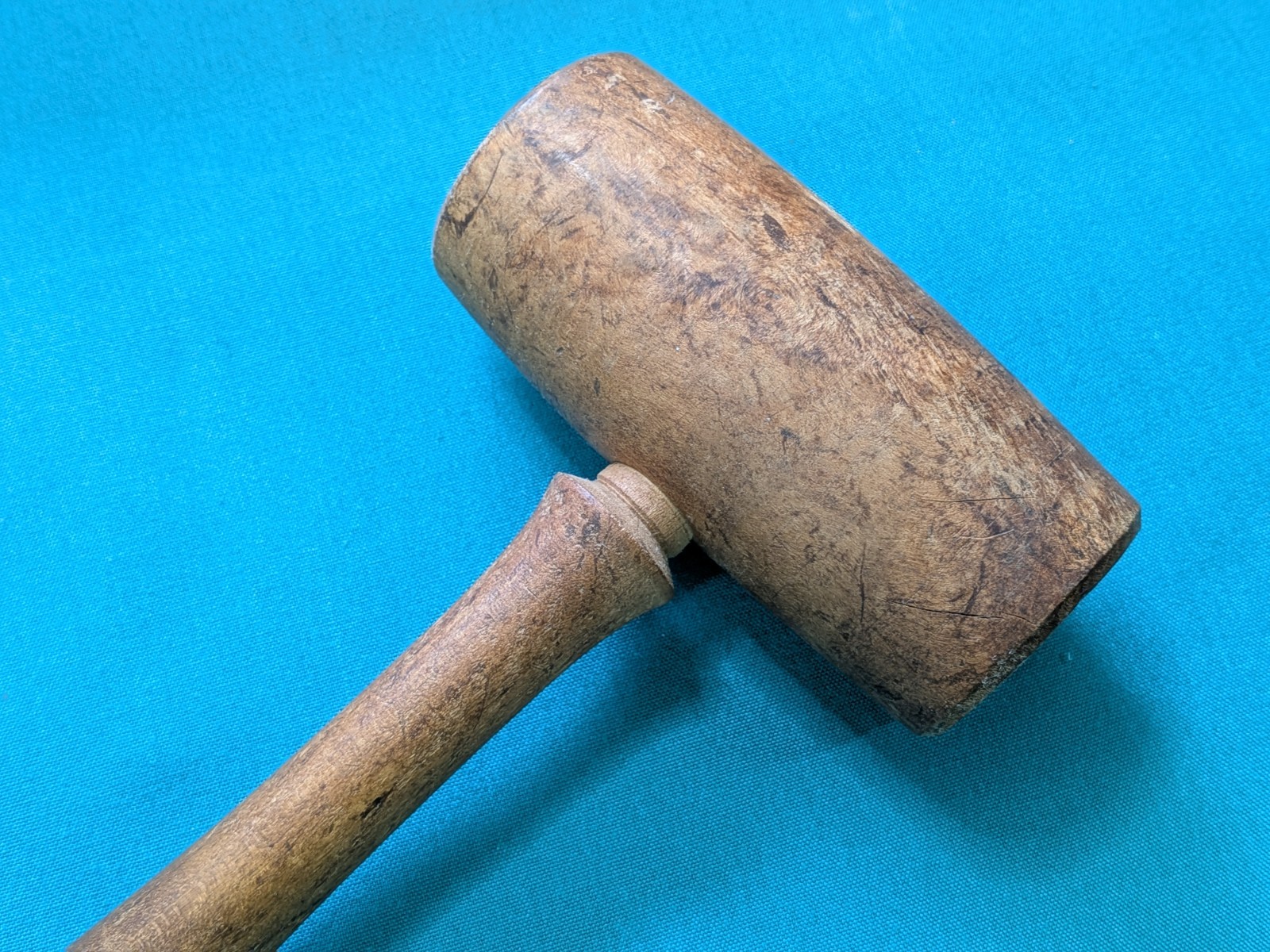 Vintage 12 oz. x 11″ Wood Mallet Hammer Rustic Primitive Country Farm Tool Decor