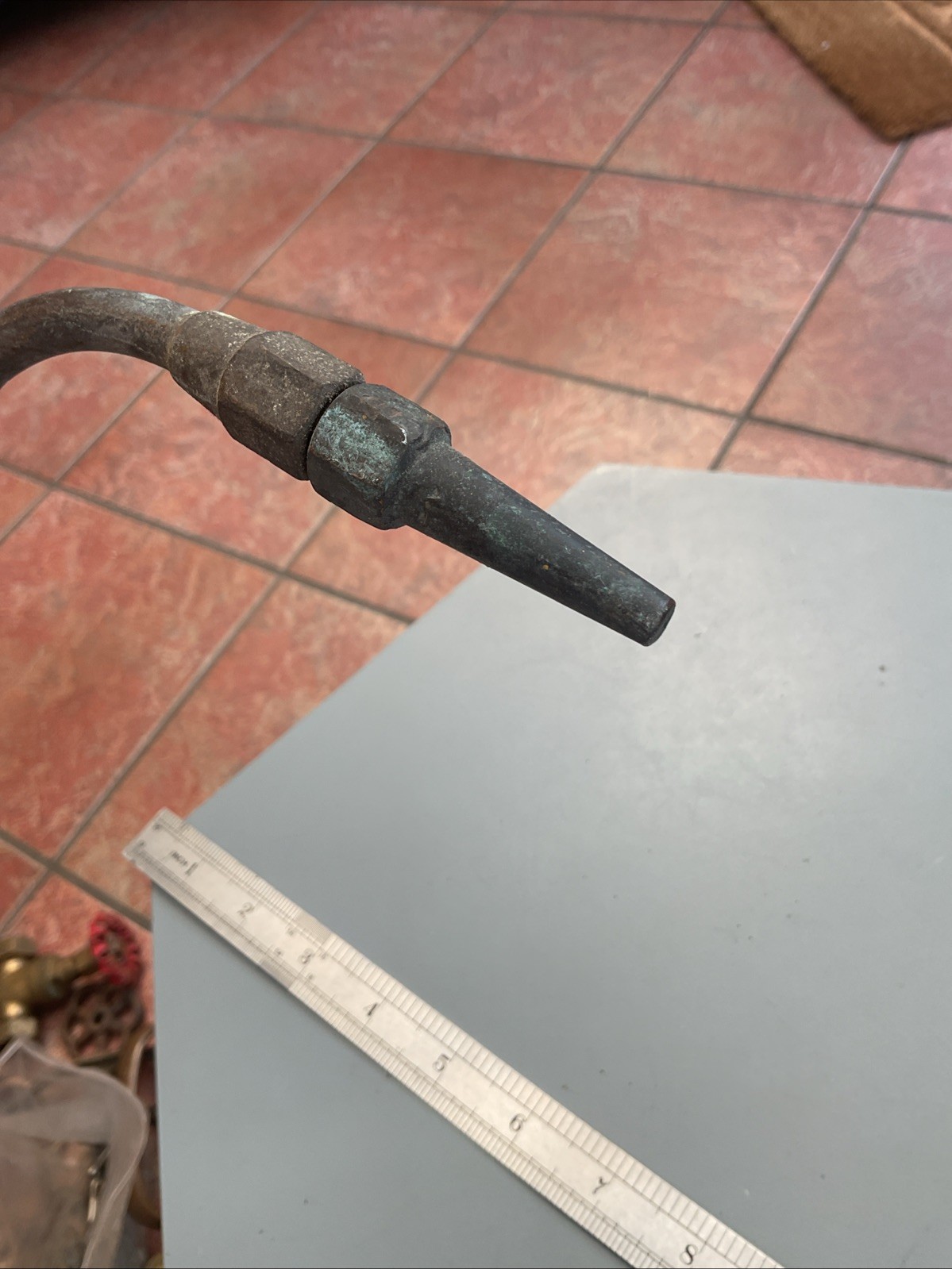 VINTAGE OLD 1960s Brass BOC BLOW CUTTING TORCH OXY ACETYLENE UNCLEANED