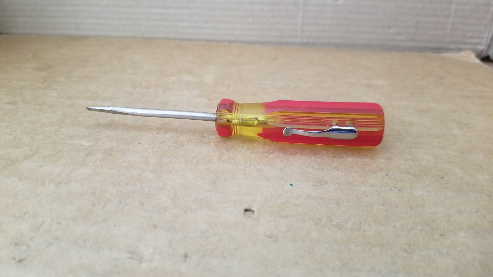 VTG. Stanley USA 64-840 Pocket Clip Flat/Slotted Screwdriver. Beautiful Cond