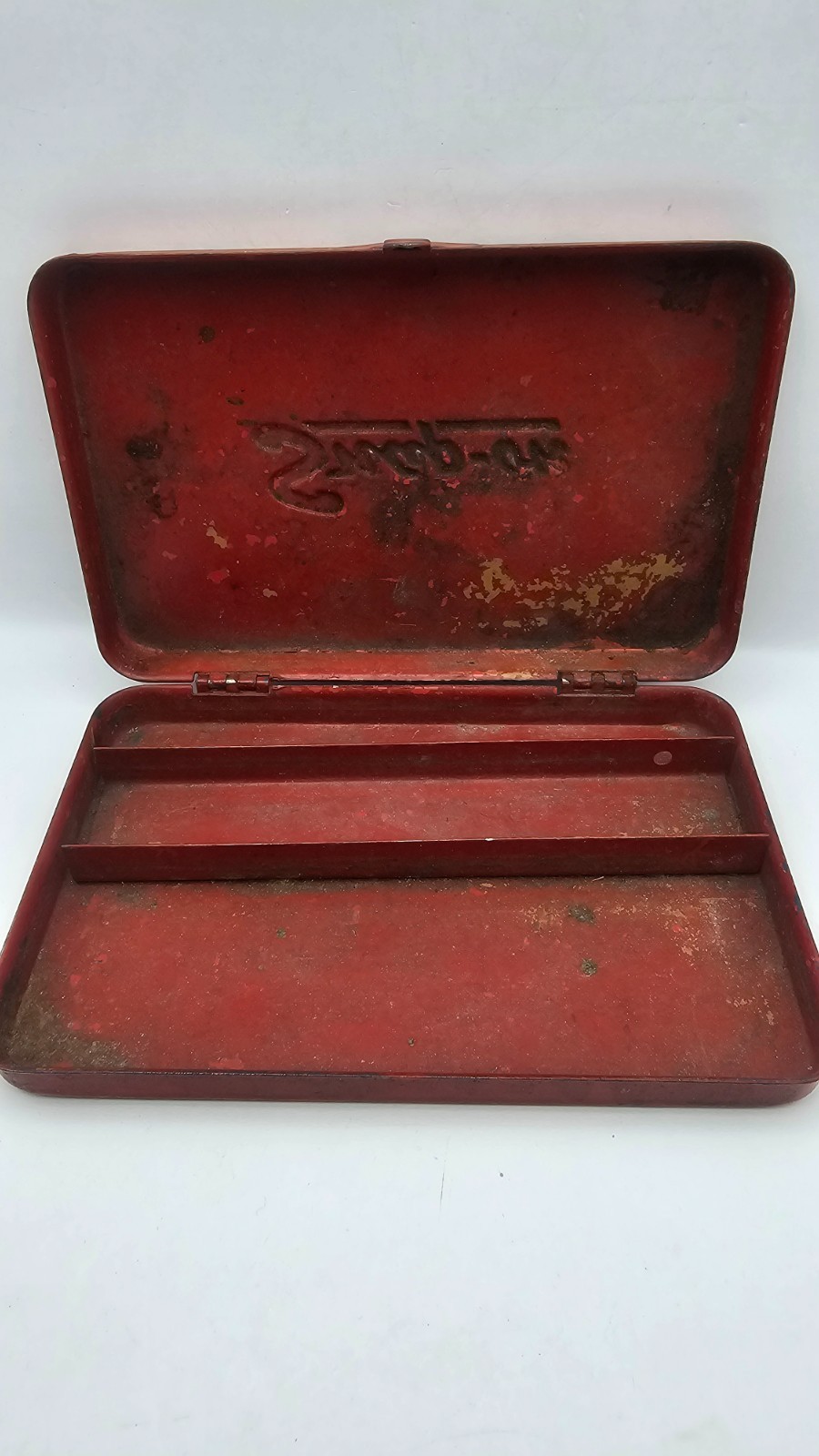 VINTAGE SNAP ON SOCKET WRENCHES KRA 255 BOX FOR 1/4 SOCKET SET 6.5″x4-1/4″x1″