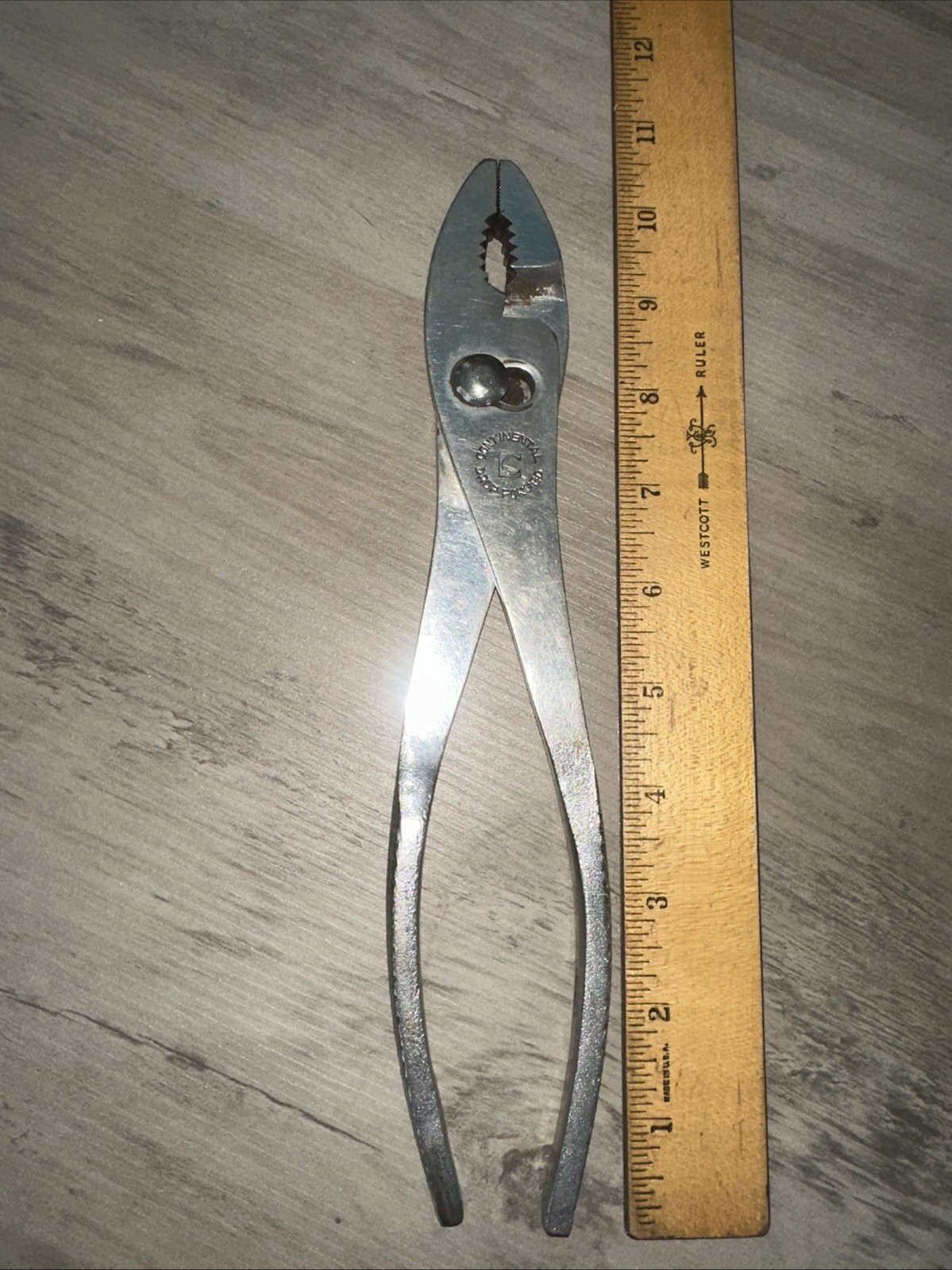 Lot Of 3 Old Pliers, Continental, Peck Stow & Wilcox, Hapewe