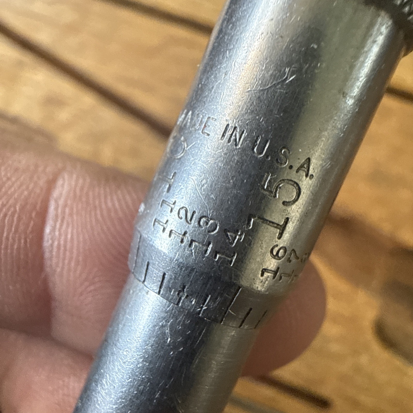 Vintage L.S. Starrett 440A Depth Gage In Wood Case Athol Massachusetts Micron