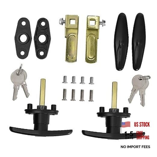Matching T-Handles Lock Set Locking T-Handle Set for Truck Camper Shell with