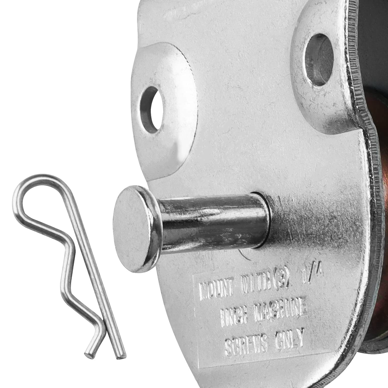 8 PCS Silver 11/2 Inch Ceiling Mount Single Pulley Wall Mounted 3/8 Inch Wire