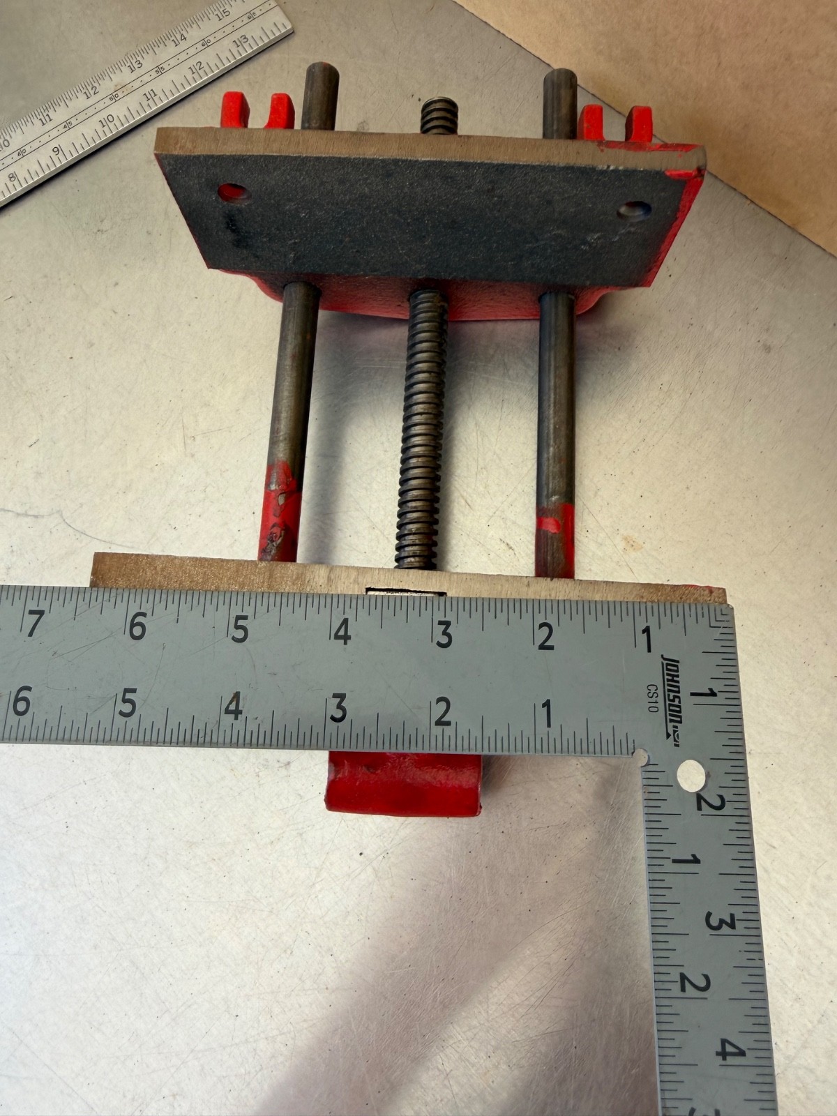 NOS VINTAGE WILTON WOOD WORKING BENCH VISE ORIGINAL BOX 8-1/2″ Wide Jaws