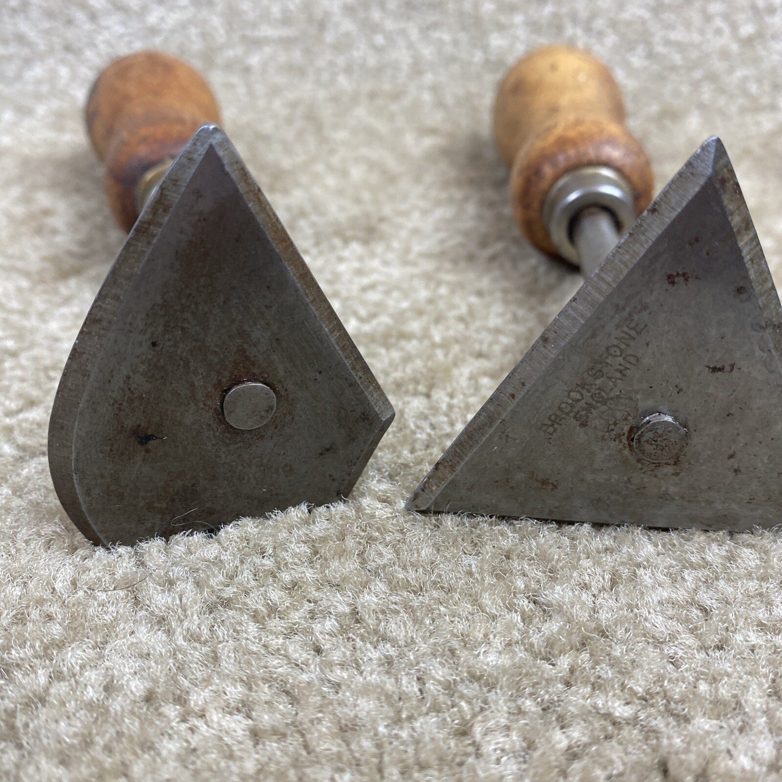 Vintage Brookstone Cabinet Scraping Tool 3 Pc.Set