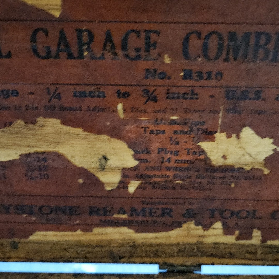 VINTAGE! Keystone Reamer No. R310 SPECIAL GARAGE COMBINATION SET Incomplete