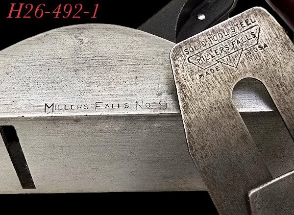 very nice MILLERS FALLS 9 woodworking plane clean shape