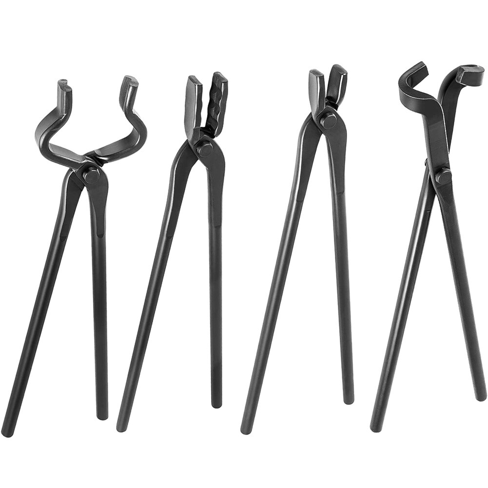 Knife Making Tongs Set Knifemaking Blacksmith Anvil Forge Vise Bladesmith Tools