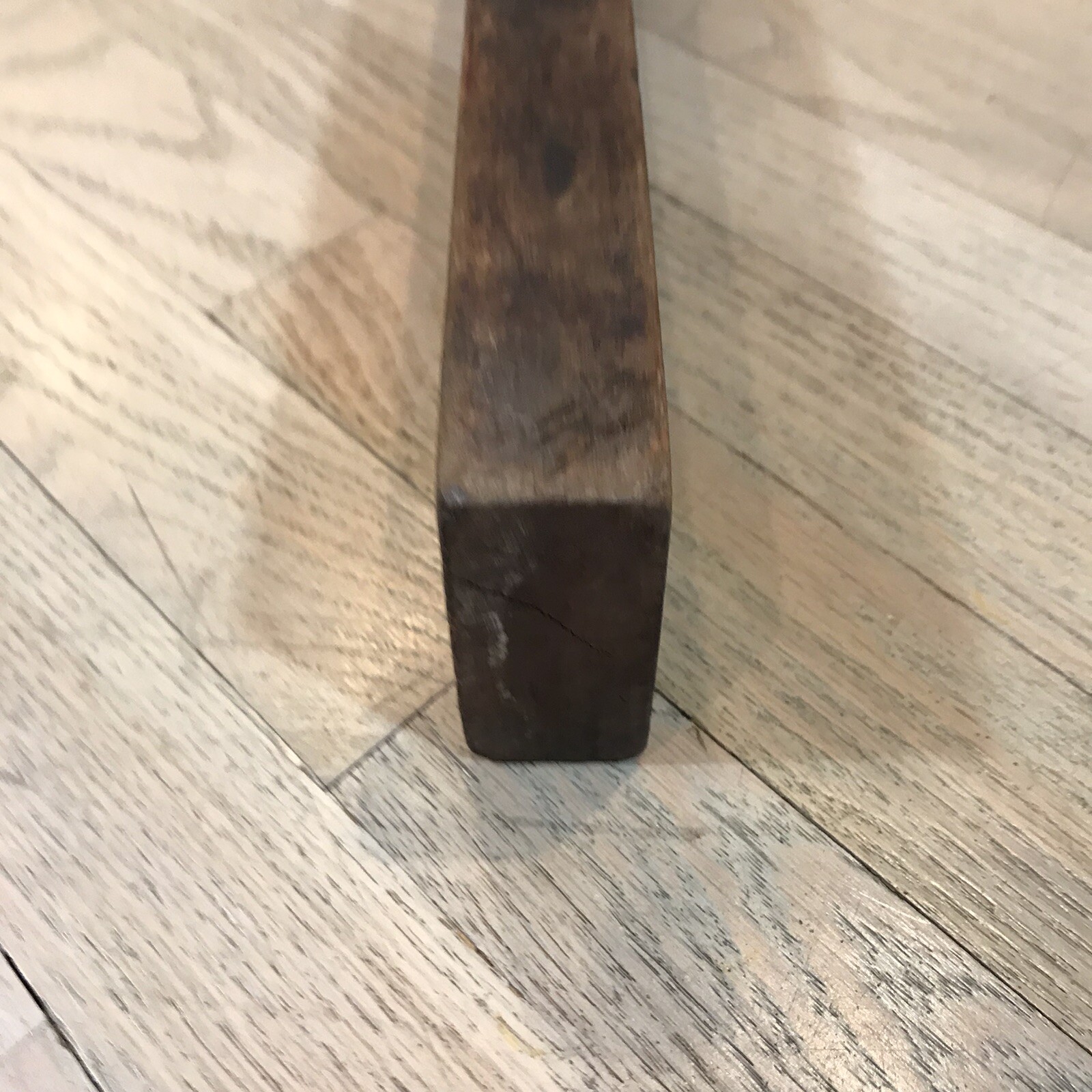 Antique Wood Level Atlas Tool Co New York Brass Plate 22″ Long