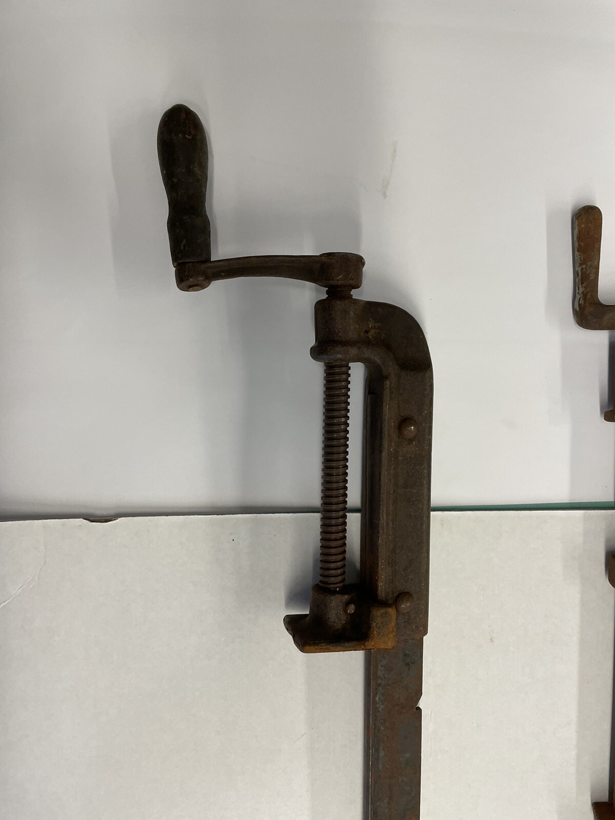 (2) VTG Clamps 1 Wetzler Clamp Co NO. 50, Long Island City NY, 1 Unknown BRAND