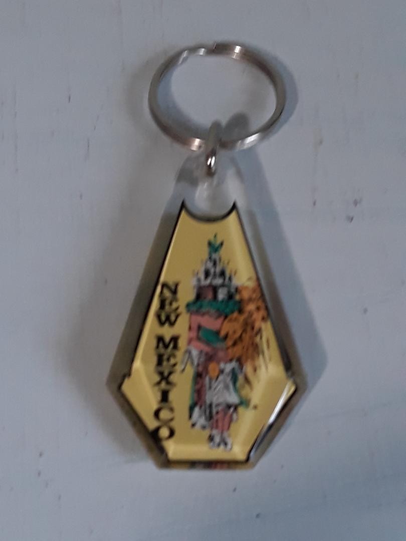 Vintage New Mexico Double Sided Key Ring