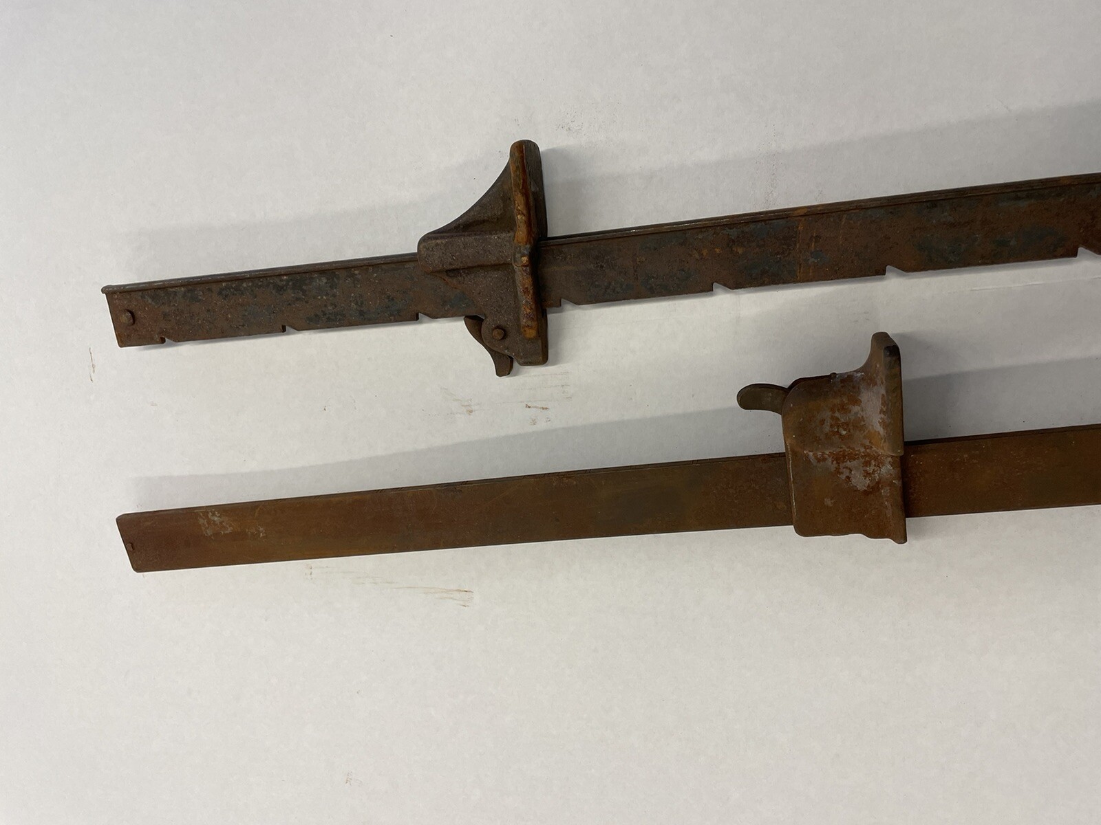 (2) VTG Clamps 1 Wetzler Clamp Co NO. 50, Long Island City NY, 1 Unknown BRAND