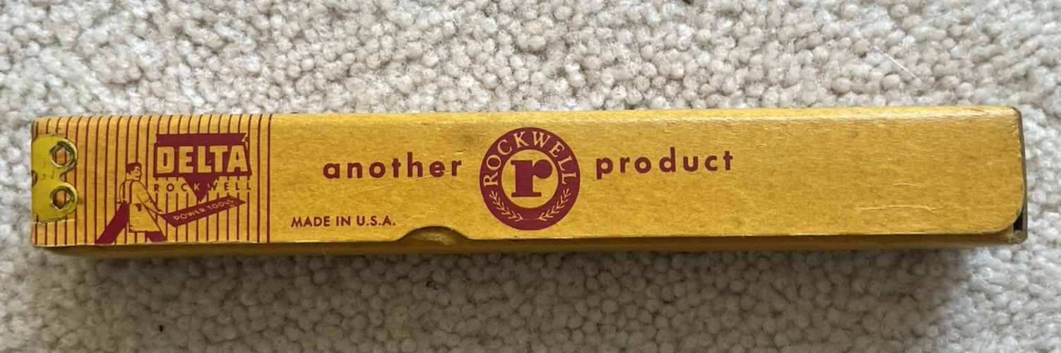 Vintage Delta Rockwell #806 3/8” Machine Spur Bit with Box ~ New?
