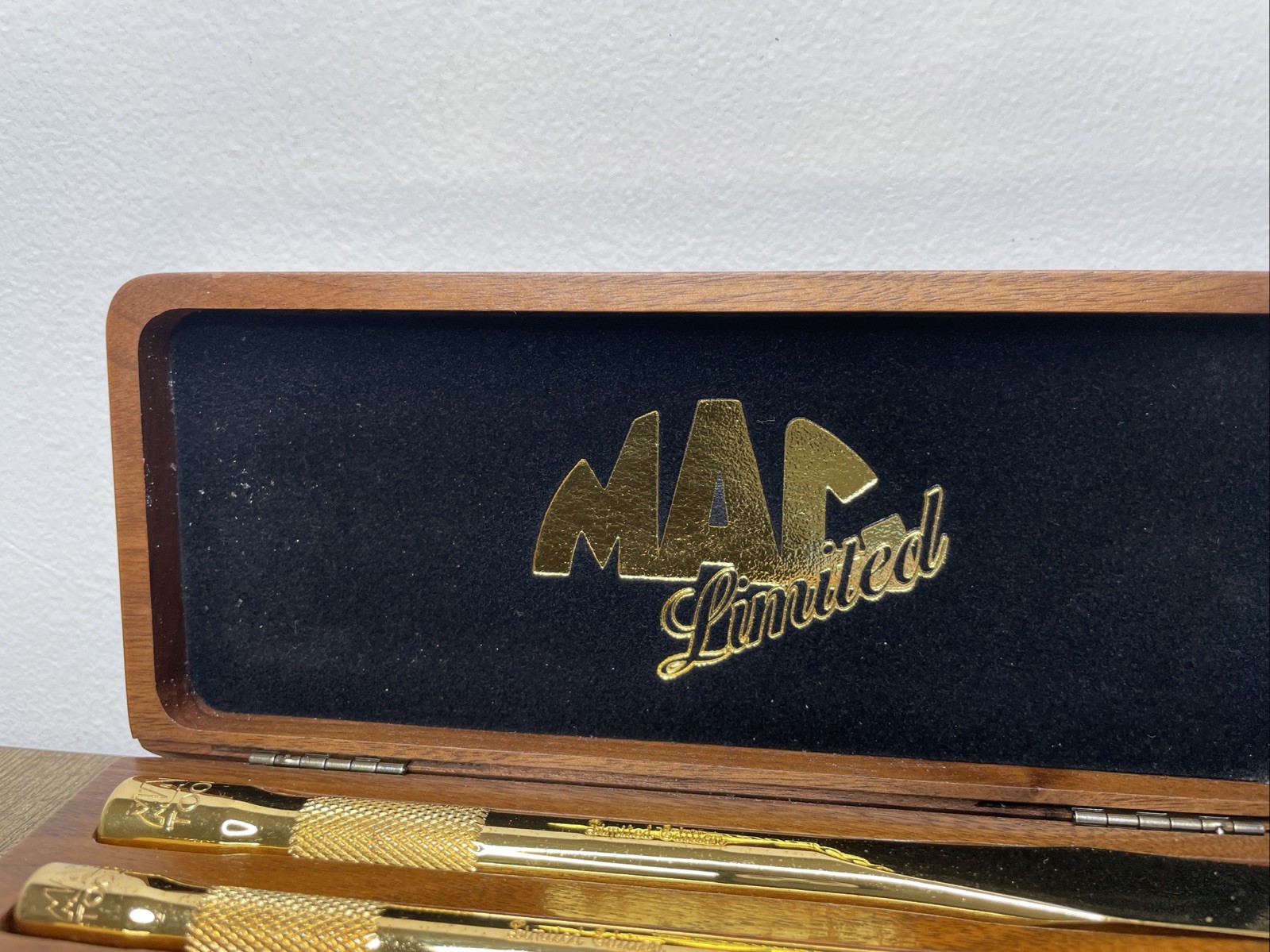 Mac Tools 1997 24k Gold Plated 3pc Chisel Set