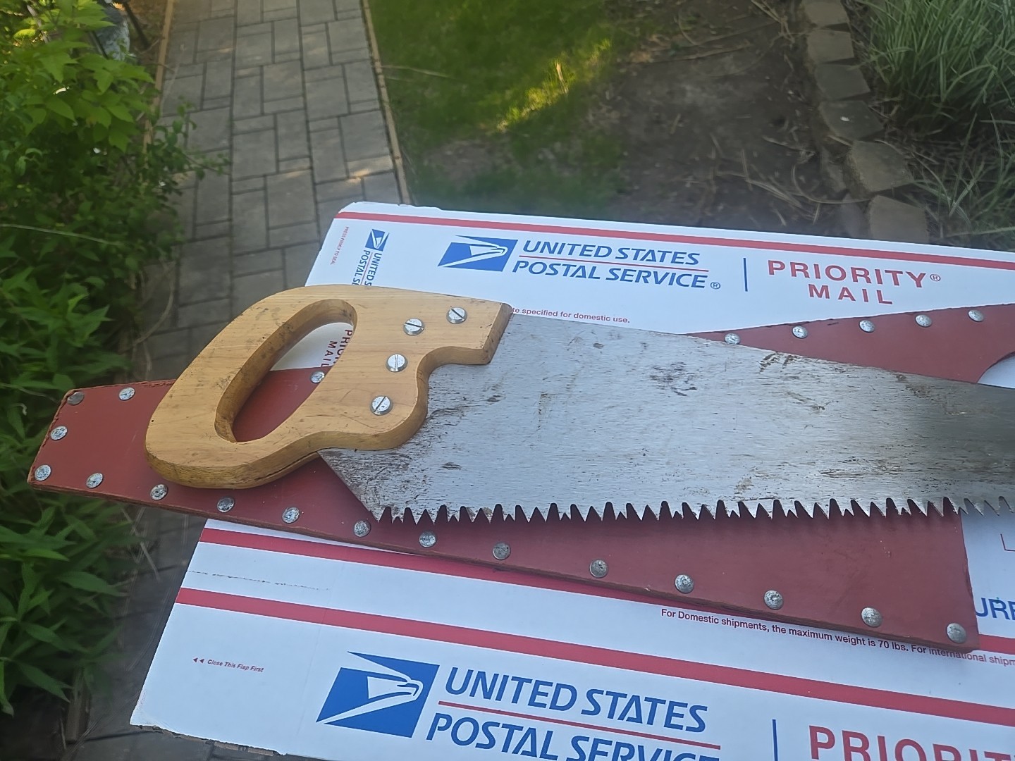 Disston Model 32 Pruning Saw 24” Blade Tree Trimming Saw USA With Sheath