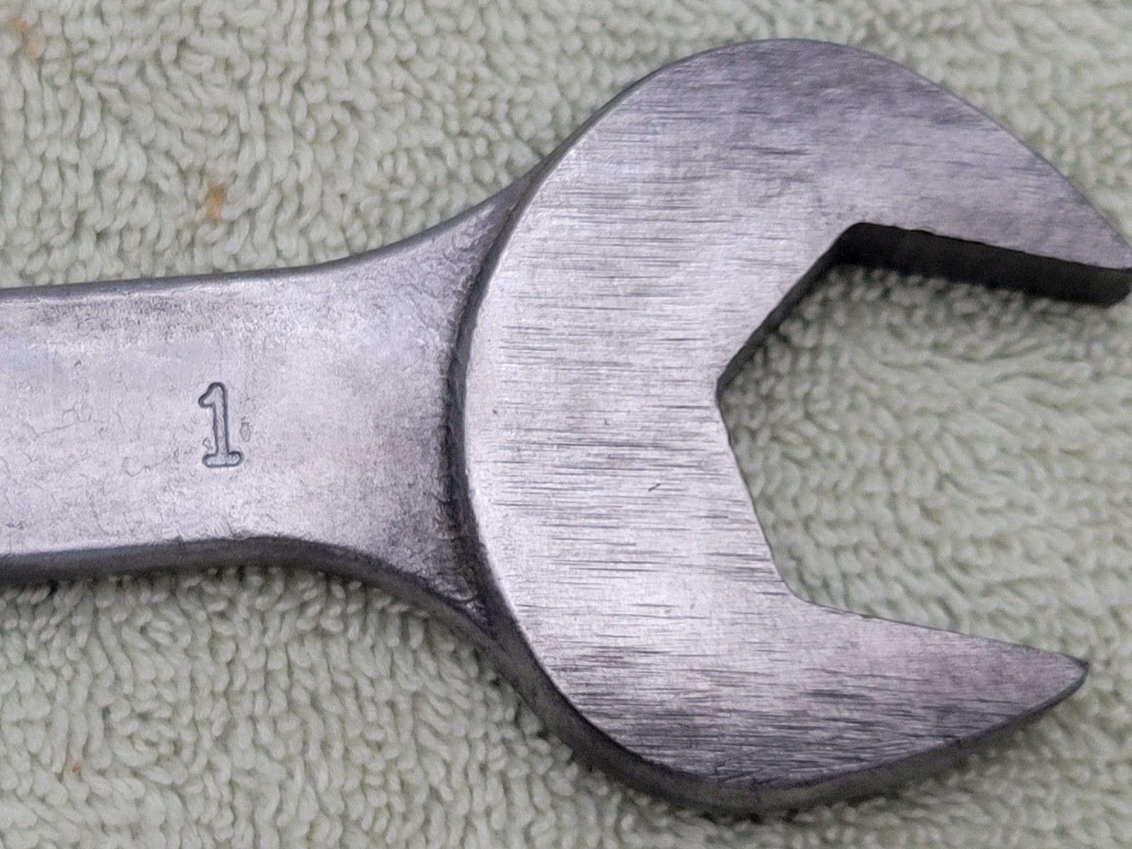 Vintage 1940’s MAC Tools Sabina Ohio Single Open End Wrench Set 7/8″ & 1″