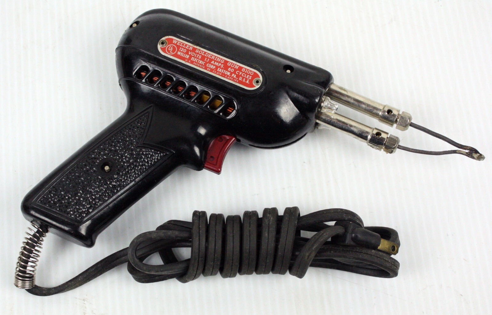 Vintage Weller Soldering Gun Kit Model 8100K W/ Original Box RARE TESTED Works