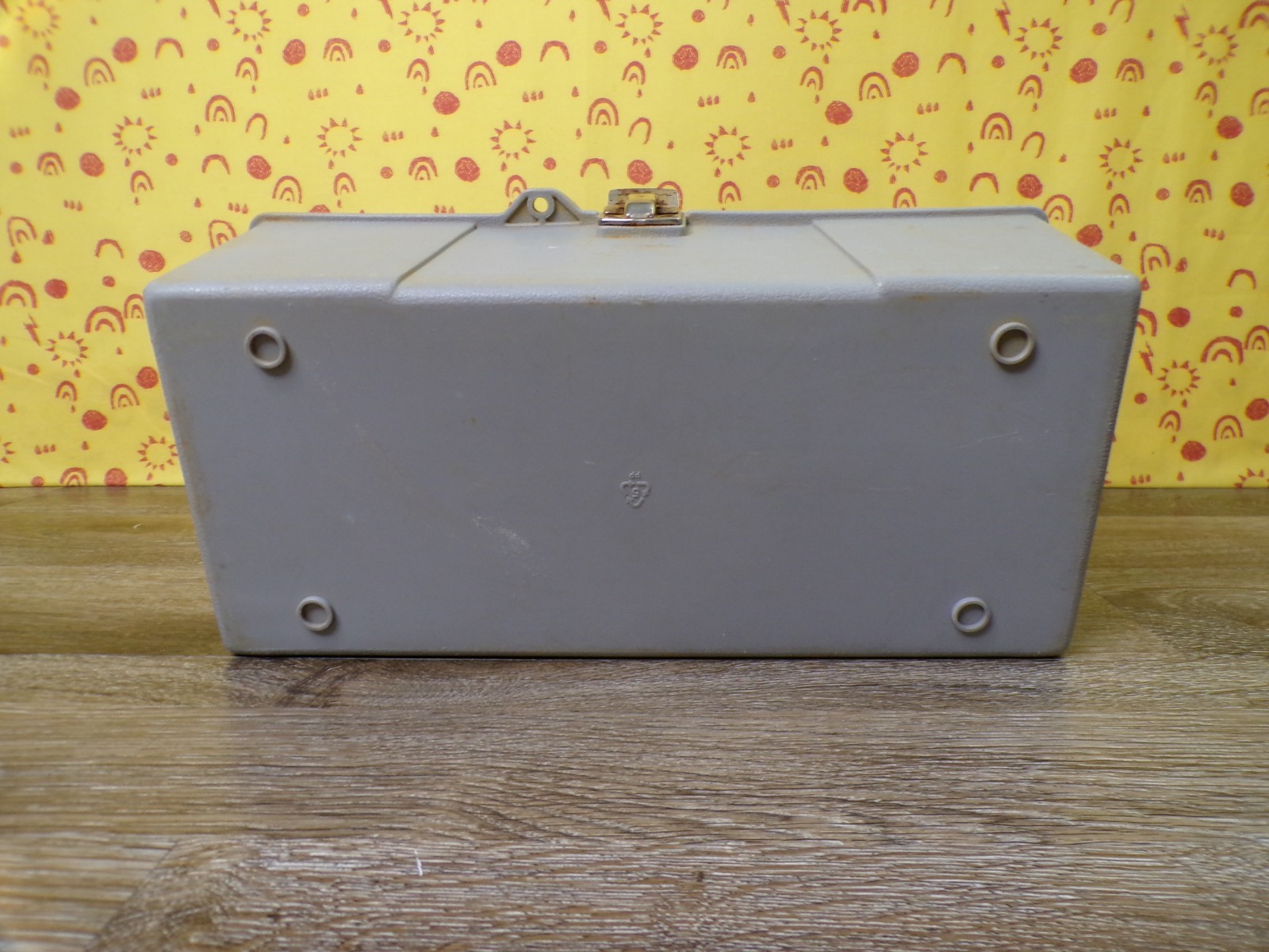STACK-ON Vintage Gray Toolbox Tackle Box Plastic Removable Tray 13″x6″x6″ USA
