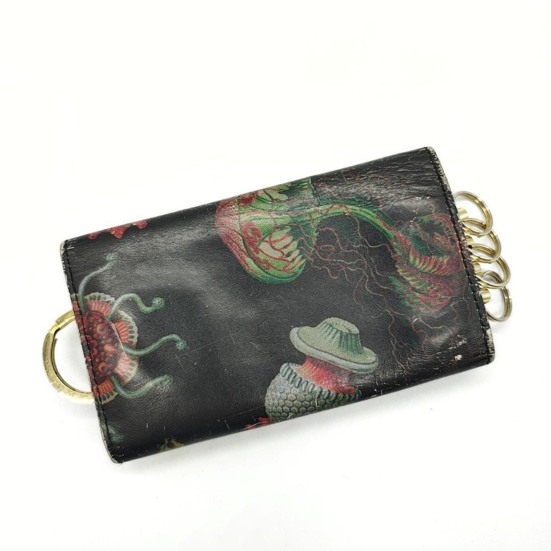 Vivienne Westwood Key Case Floral Black Compact Used Authentic