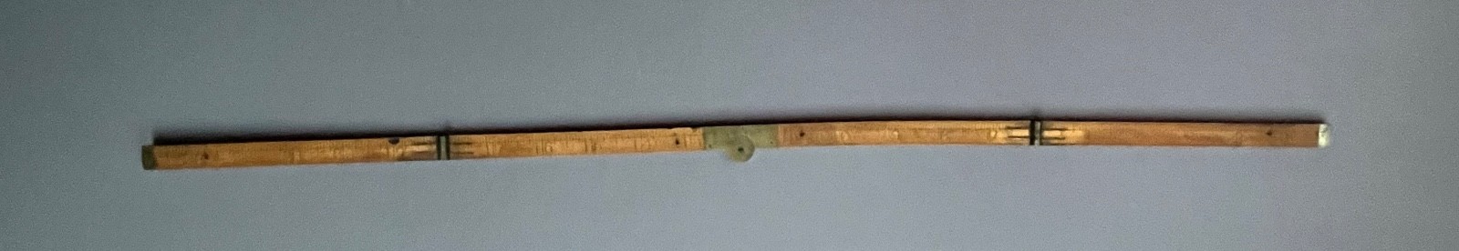 VINTAGE STANLEY No 61 FOLDING BRASS/BOXWOOD 24” RULER