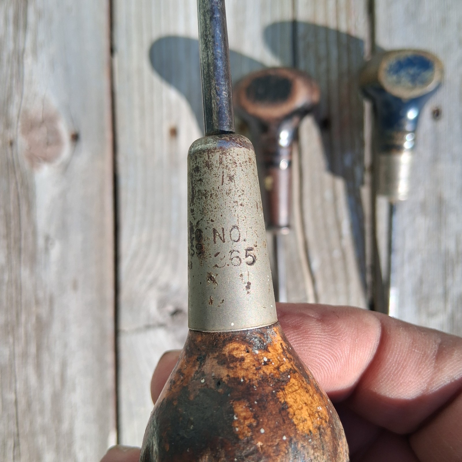Lot of 3 Scratch Awls 1 Millers Fall & 2 Stanley Awls. Vintage