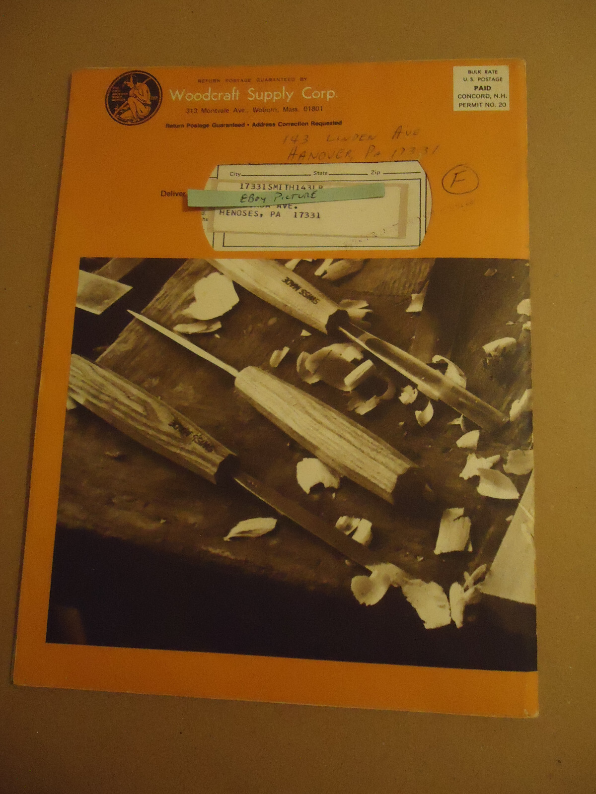 Woodcraft Supply WOBURN MASS 1972-73 catalog spring supplement