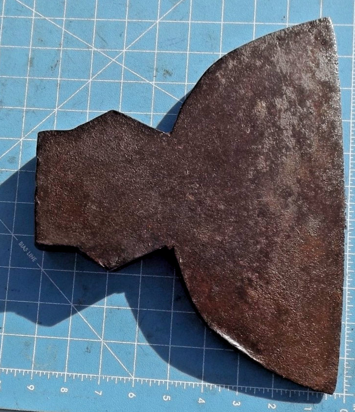 Vintage Old 11 + inches Hewing Axe Zenith ( Marshall Wells Hardware)