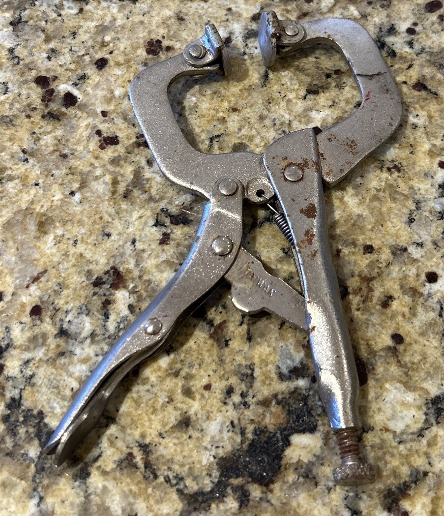 (UNBRANDED) 5″ LOCKING C-CLAMP – MADE IN TAIWAN (t69)