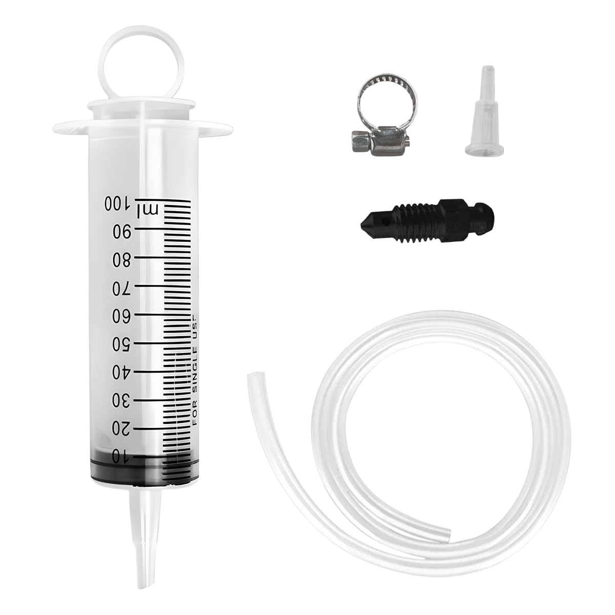 Brake Bleeder Kit, Hydraulic Disc Clutch Brake Bleeding with 100ML Syringe 50…