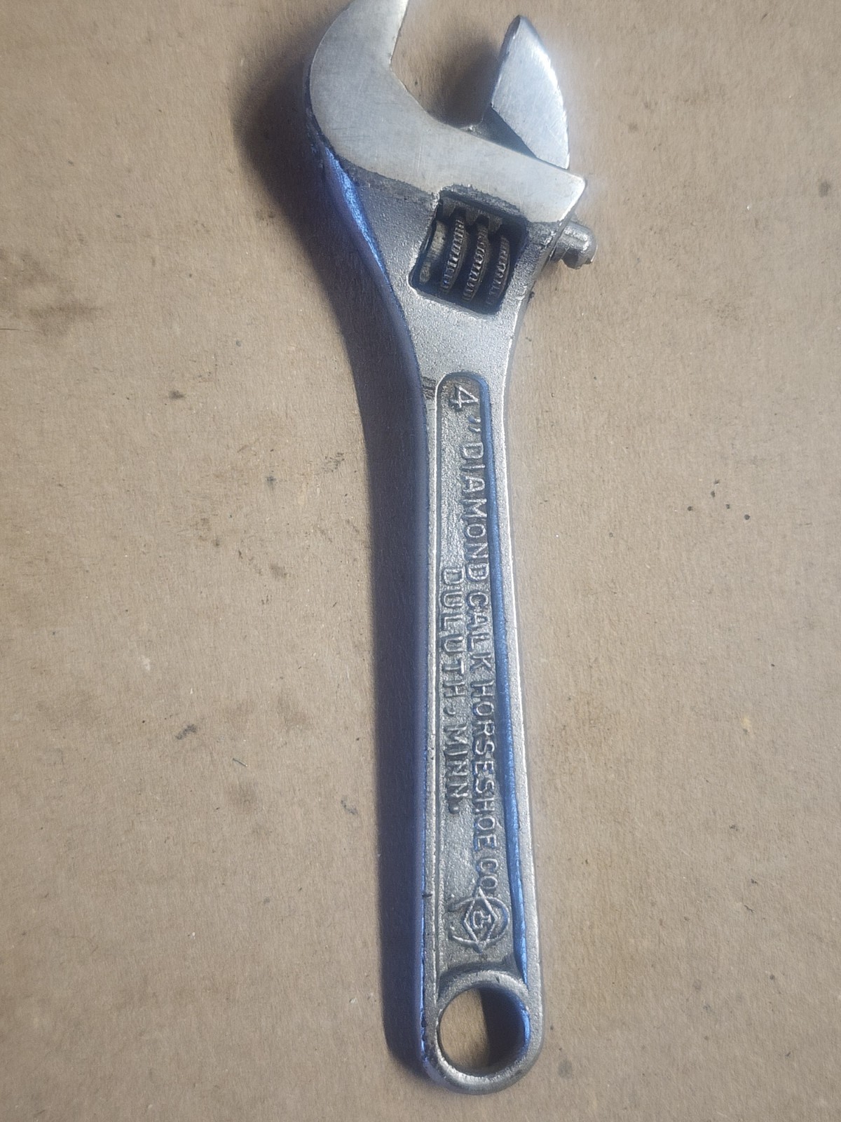 2 Vintage Diamond Calk Horseshoe Co USA Diamalloy 4” Adjustable Wrench Tool Lot
