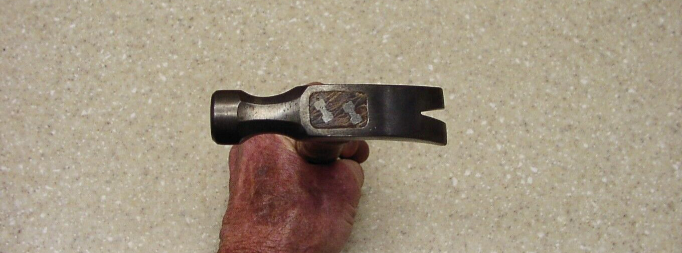 Vintage Unbranded 11.9oz Curved Claw Finish Hammer,4″ Head,7/8″ Face,XLINT Steel