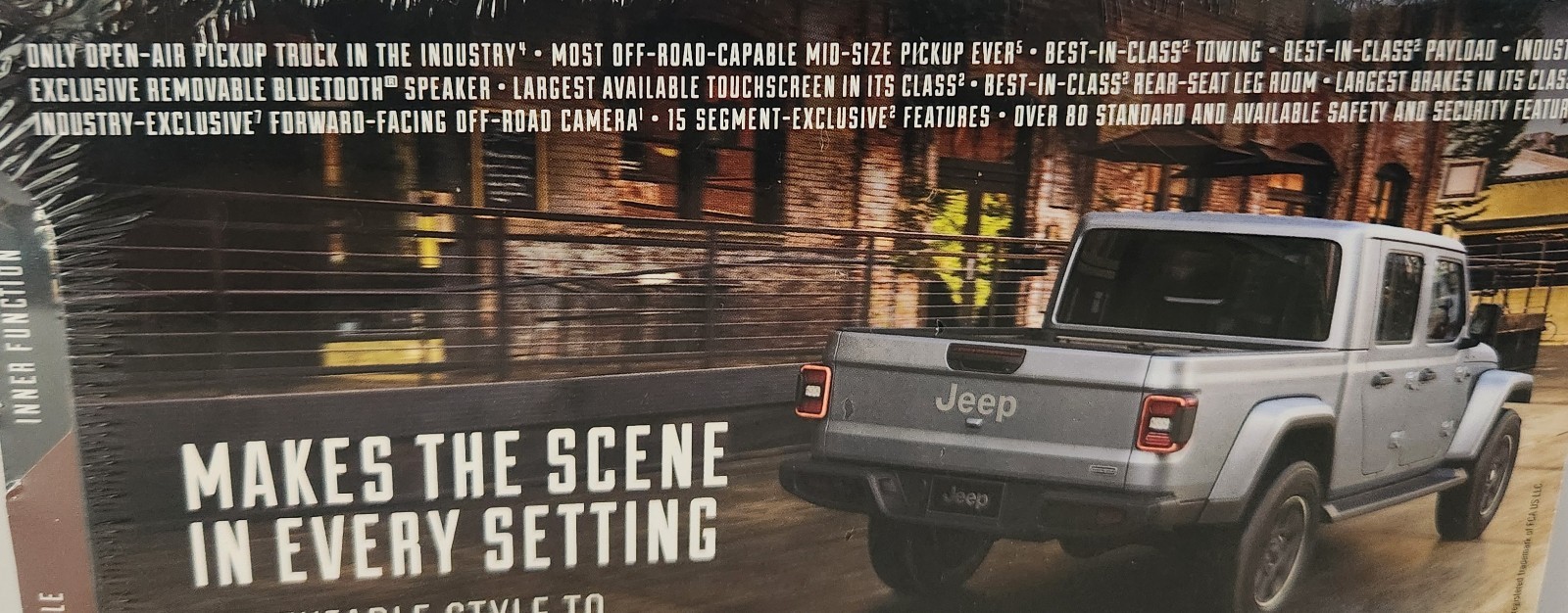 NEW Sealed Authentic 2020 JEEP GLADIATOR Truck Shaped Metal Multi-Tool