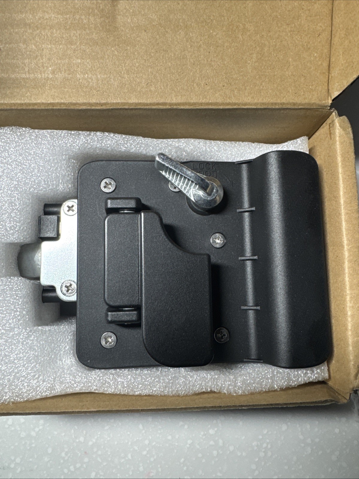 RV Door Lock for Travel Trailers with Paddle Deadbolt, Camper Entry Door Latch,