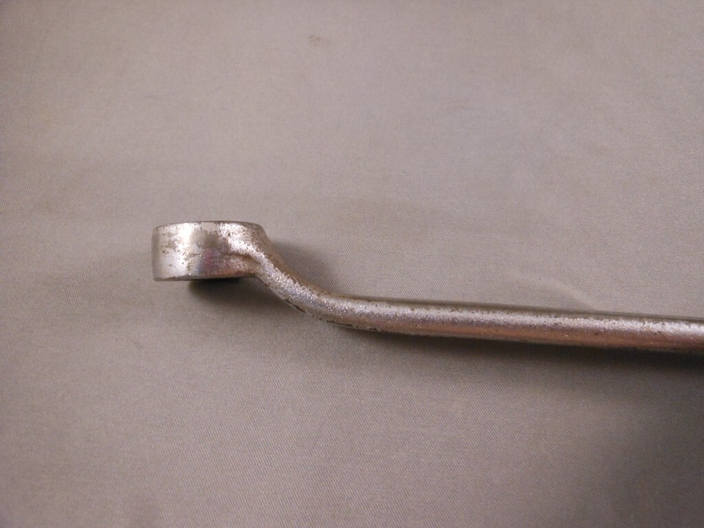 Rare Vtg USA B.F. Goodrich 19/32″ & 11/16″ Chrome Alloy Double Box End Wrench