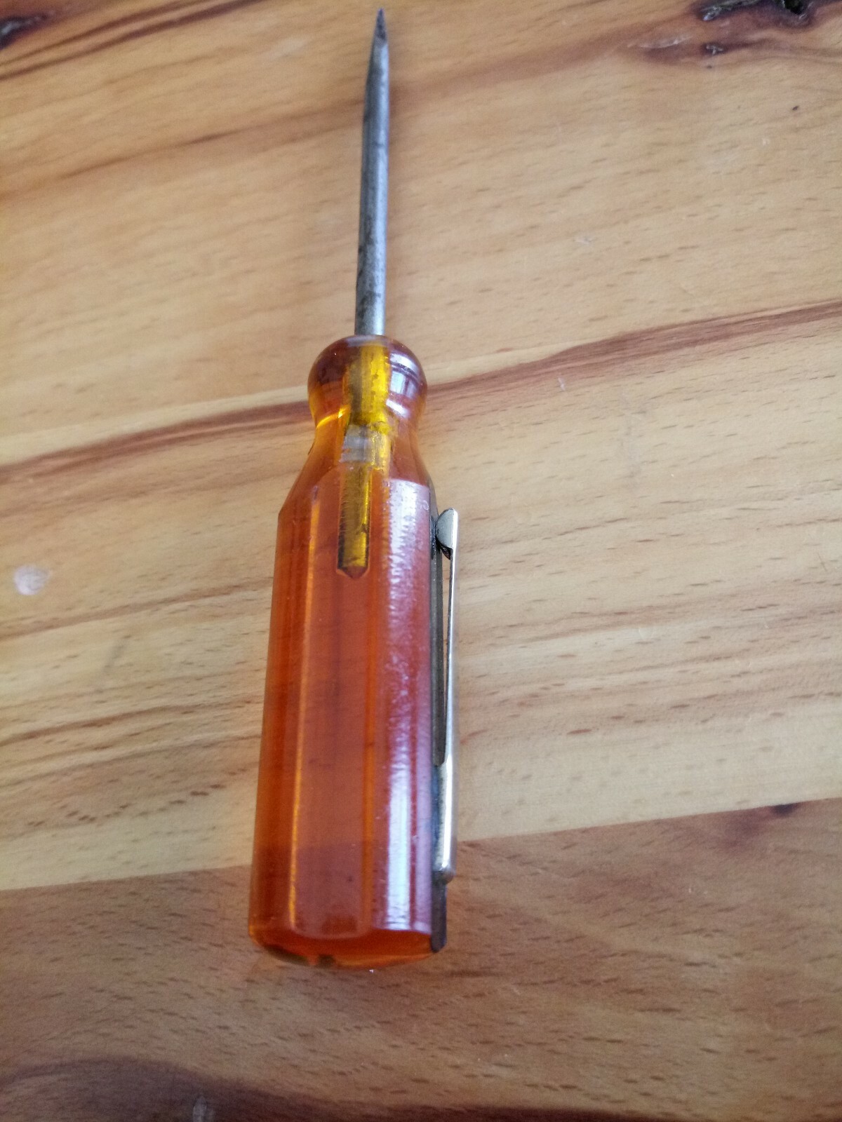 VINTAGE HUNTER HR181 SLOTTED POCKET SCREWDRIVER
