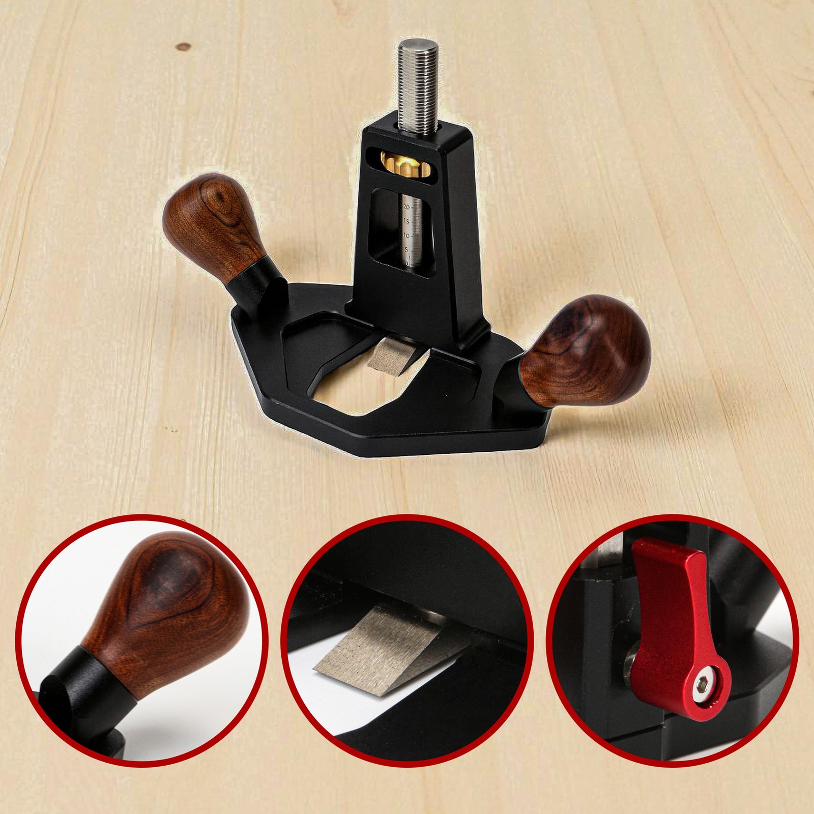 Router Plane Handheld Woodworking Tool for Tuning Joinery Cutting Dados Groov…