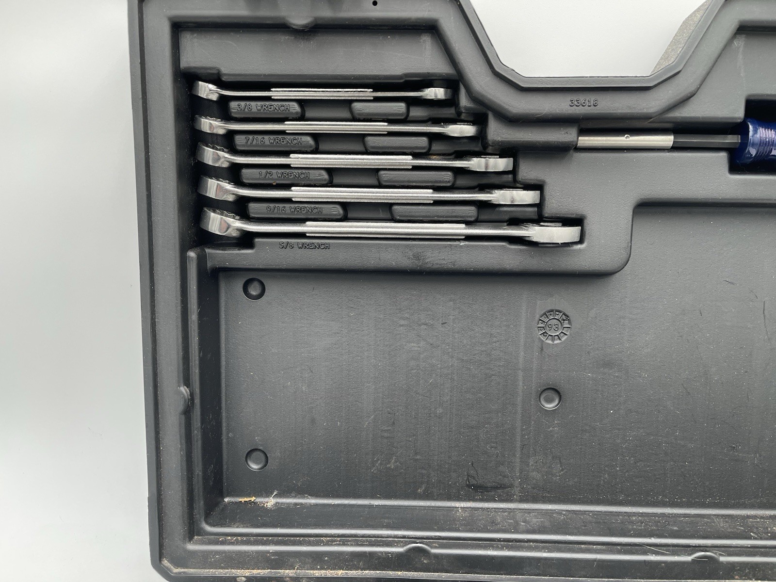 Sears Craftsman 33618 107pc Metric & SAE Socket Set 1/4″ 3/8″ 1/2″ Drive USA