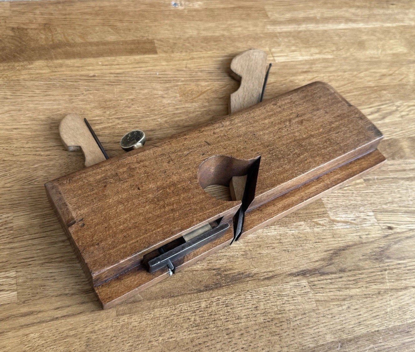 Vintage 3/8” A Mathieson Dado Moulding Plane & Depth Stop Woodworking Old Tool