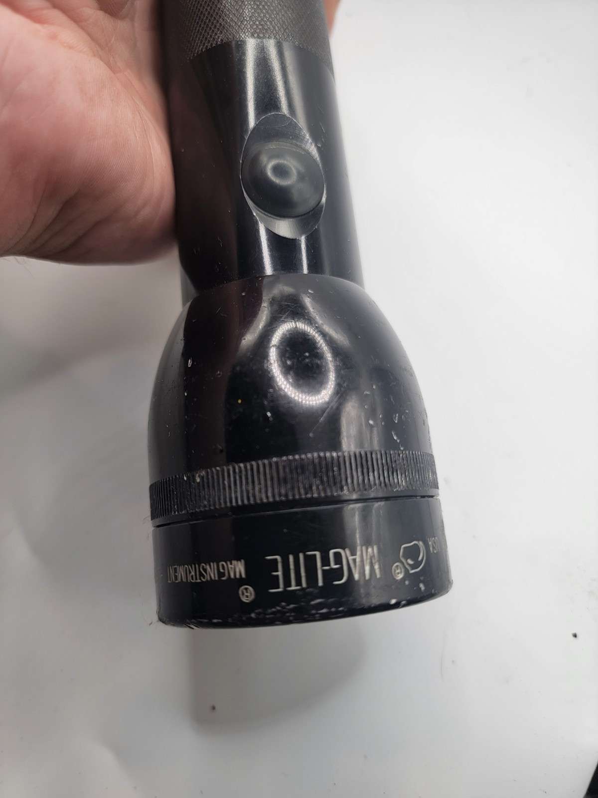 Vintage Maglite Flashlight Black 3D Cell 12.5” Flash Light Working Mag-lite