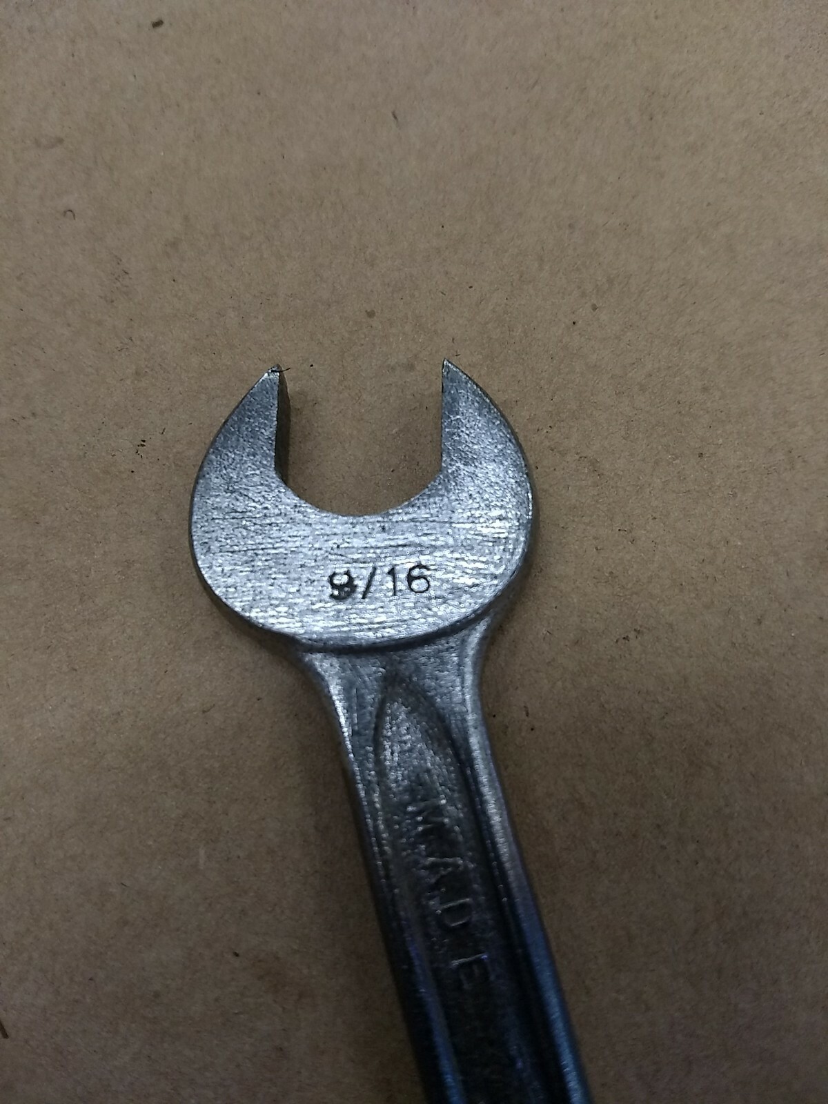 Indestro USA 0725B 1/2″ X 9/16″ Open End Wrench Select Steel