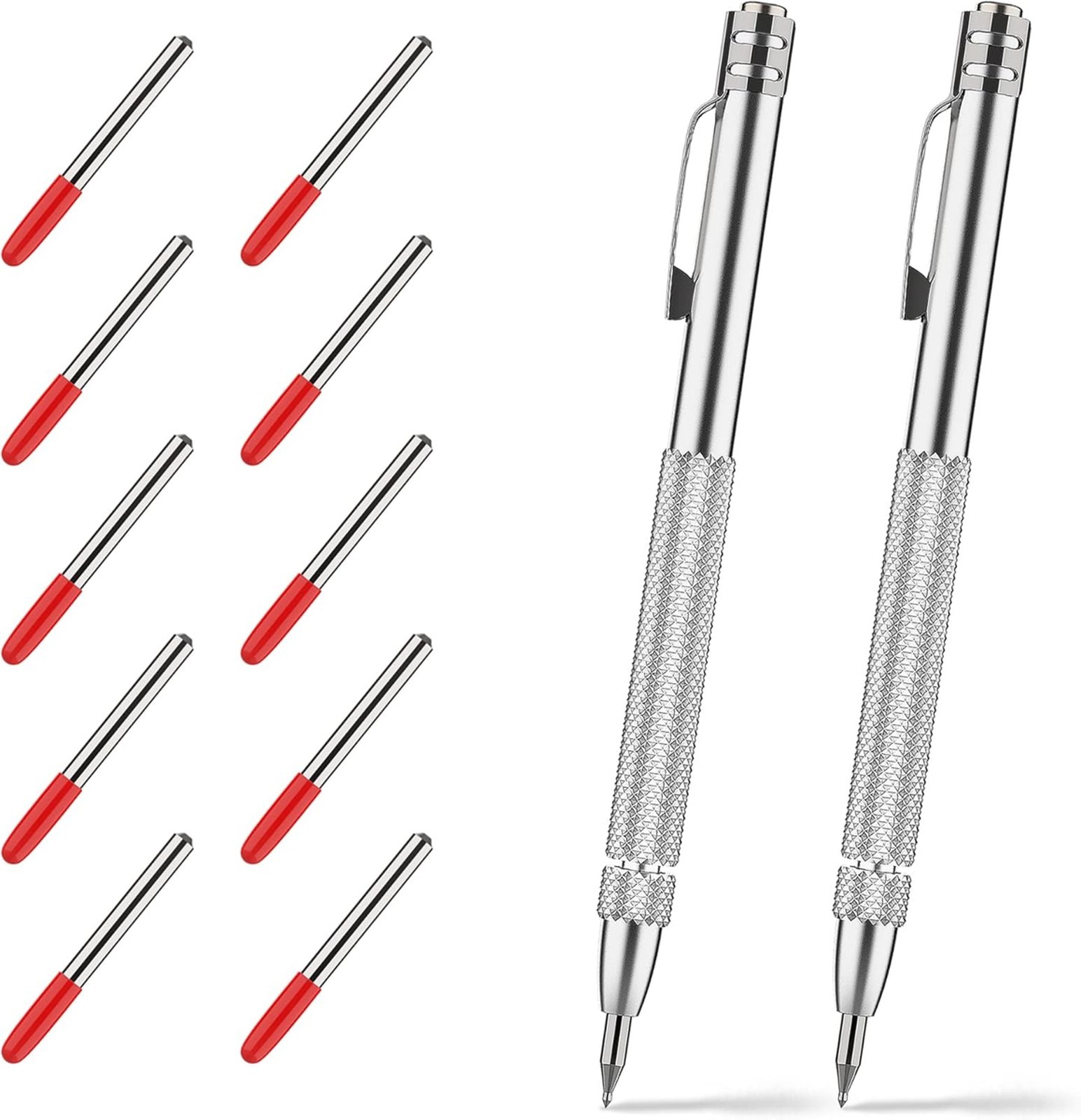 Tungsten Carbide Scriber Tool Set with Magnet, Metal Engraving Pen, 10