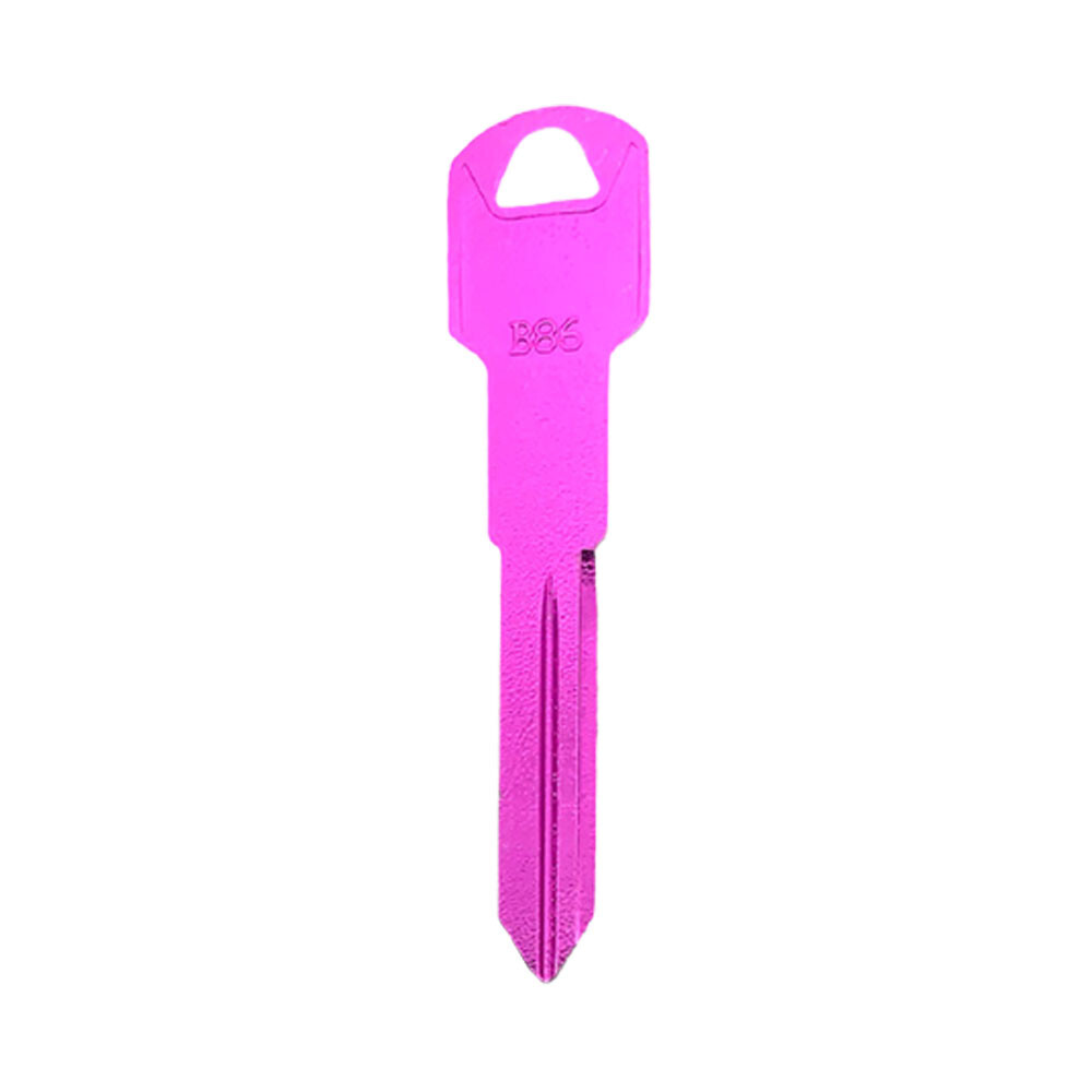 B86-T-PUR, B86-P / P1106 Black Color Key Blank Nickel