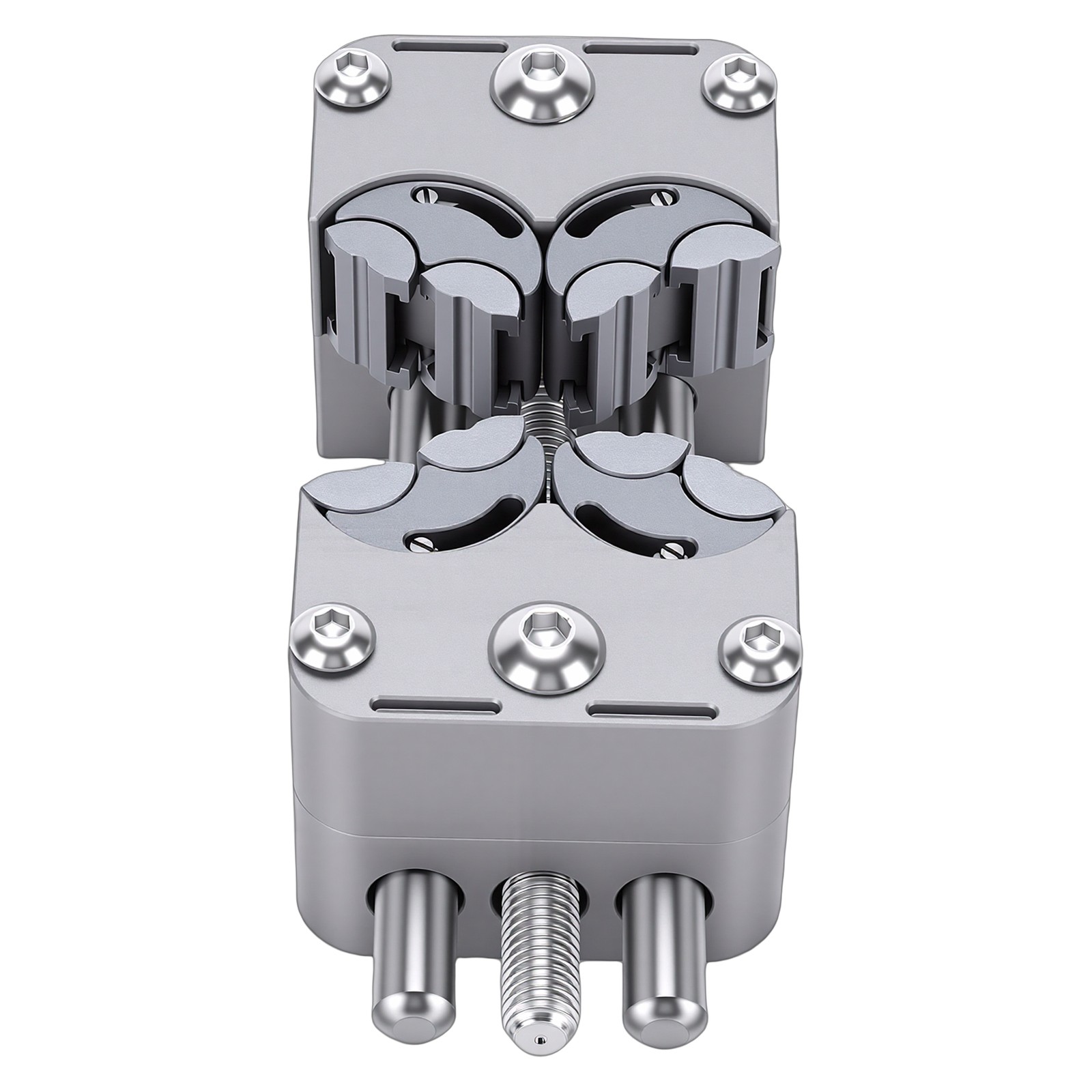 Fractal Vise Drill Press Vise 304 Stainless Steel Mini Bench Vise With Anvil-DSO