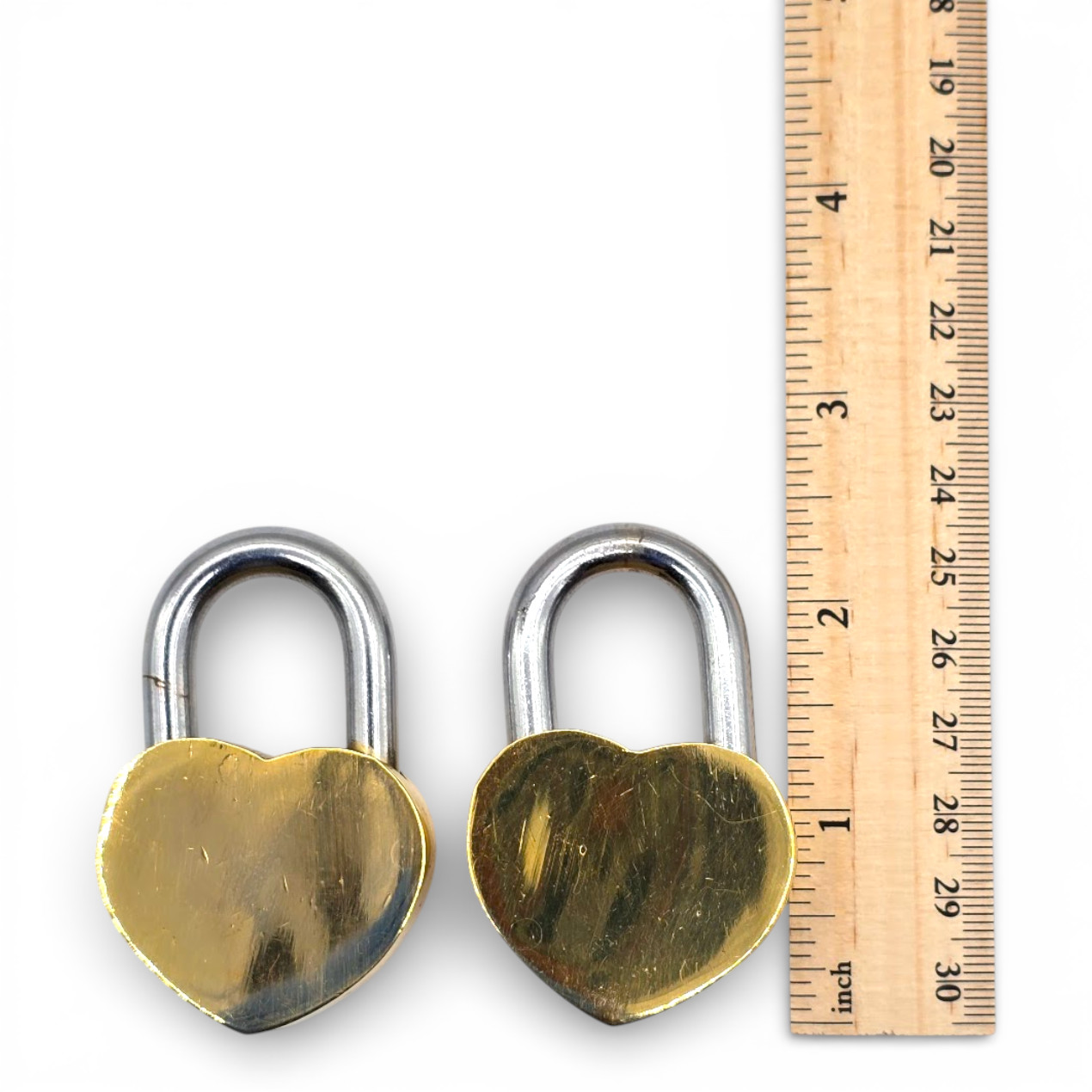 Heart-Shaped Brass Padlock Set – “Together Forever” with 4 Keys, Gift-Ready
