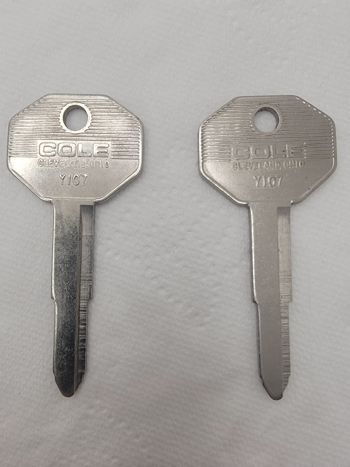 Lot Of 2: X121 Cole Key Blanks Chrysler Imports DC3 USA