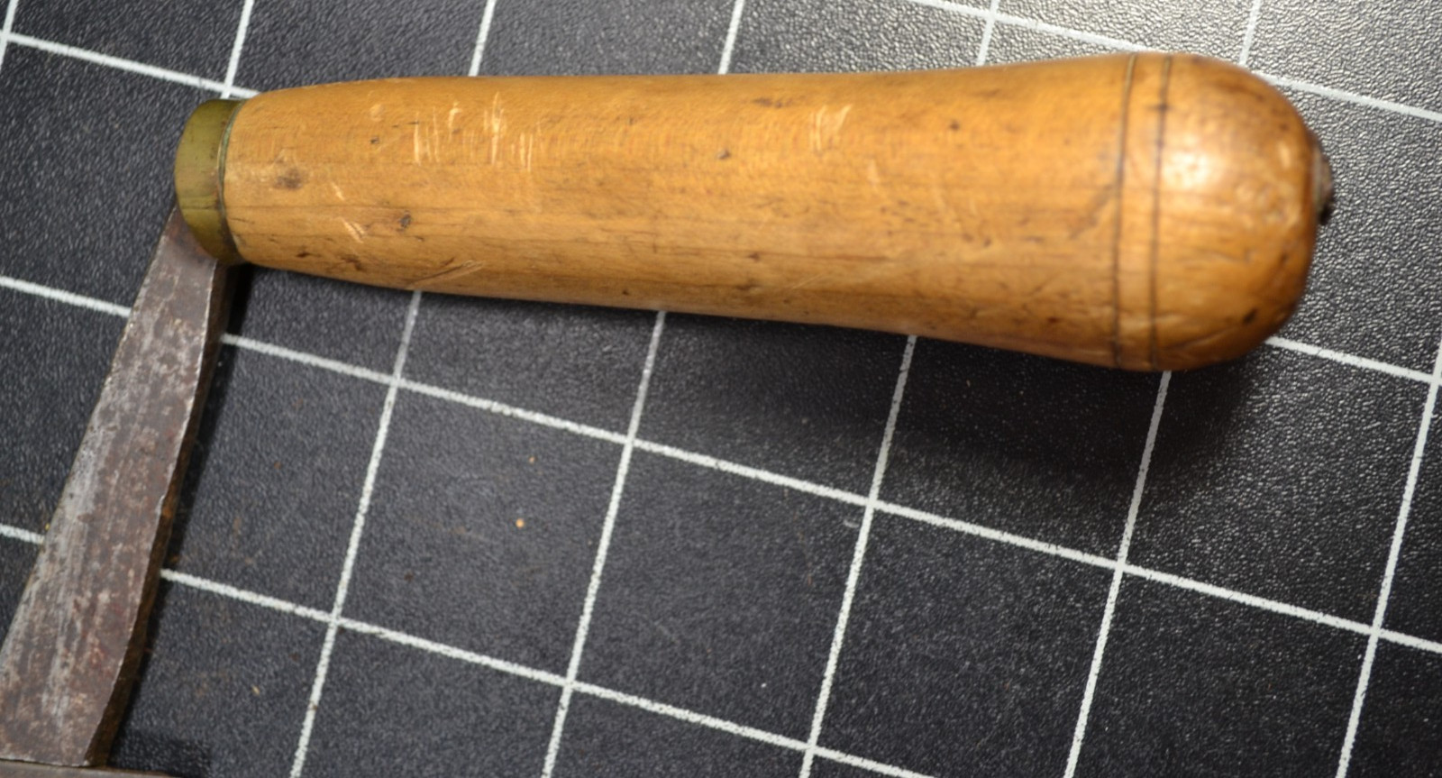 Wm BRADY & SON – MT JOY, PA – MARCH 5, 1872 PATENTED DRAW KNIFE – 9″ EDGE – RARE